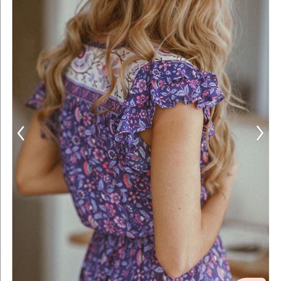 Spell Tops - Sold, Andrea’s Spell Dahlia Purple Haze top NWT